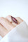 Bague Bague marquise ancienne en or rose et grenats de Perpignan 58 Facettes