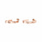 Boucles d'oreilles Cartier Love - Boucles d'oreilles en or rose et diamants 58 Facettes 35786