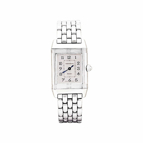 Montre Jaeger-LeCoultre Reverso Duetto - Montre en acier et diamants 58 Facettes 35693