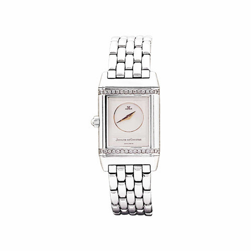 Montre Jaeger-LeCoultre Reverso Duetto - Montre en acier et diamants 58 Facettes 35693
