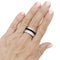 Bague 58 Boucheron Quatre Black Édition Large - Bague en or blanc, PVD et diamants 58 Facettes 35797
