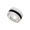 Bague 58 Boucheron Quatre Black Édition Large - Bague en or blanc, PVD et diamants 58 Facettes 35797