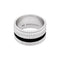 Bague 58 Boucheron Quatre Black Édition Large - Bague en or blanc, PVD et diamants 58 Facettes 35797