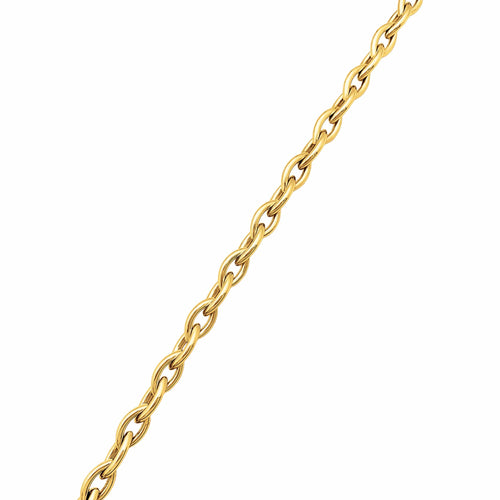 Bracelet Poiray - Bracelet maillons navette en or jaune 58 Facettes 35735