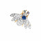 Broche Broche ancienne Abeille en or jaune, argent, saphirs et diamants 58 Facettes 35763