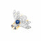Broche Broche ancienne Abeille en or jaune, argent, saphirs et diamants 58 Facettes 35763
