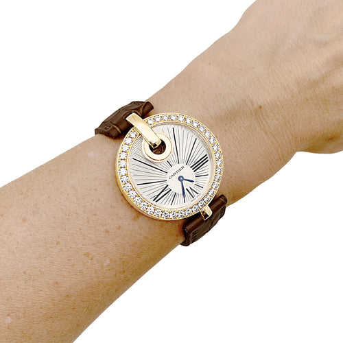 Montre Cartier Captive - Montre en or jaune et diamants 58 Facettes 35694