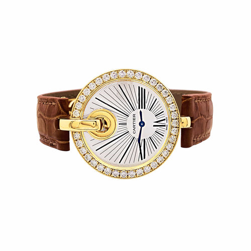 Montre Cartier Captive - Montre en or jaune et diamants 58 Facettes 35694