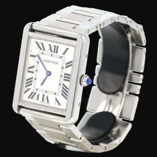 Montre Cartier Tank Solo - Montre en acier 58 Facettes MT47184