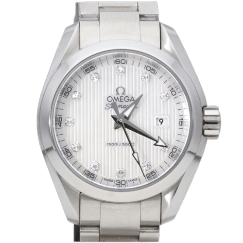 Omega Seamaster Aqua Terra - Montre femme en acier