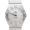 Omega Constellation - Montre femme en acier et diamants