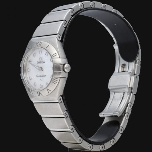 Montre Omega Constellation - Montre femme en acier et diamants 58 Facettes MT46983