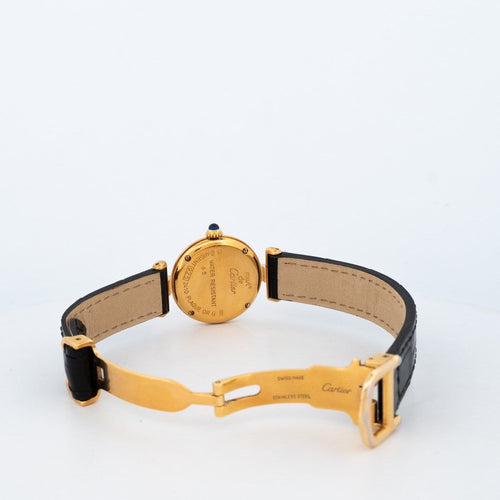 Montre Cartier Must Colisée - Montre en vermeil cadran ivoire 58 Facettes 387