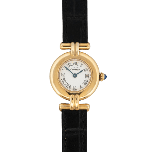 Montre Cartier Must Colisée - Montre en vermeil cadran ivoire 58 Facettes 387
