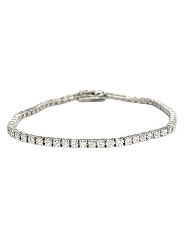 Bracelet Bracelet rivière en or blanc 18K et diamants 58 Facettes 2060