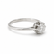 Bague 54 Bague solitaire en or blanc et diamant taille ancienne 0,80 ct 58 Facettes 1.0000928/3