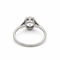 Bague 54 Bague solitaire en or blanc et diamant taille ancienne 0,80 ct 58 Facettes 1.0000928/3