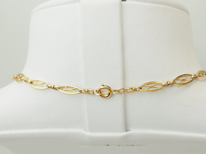 Collier Art Nouveau - Collier draperie en or jaune 18 carats 58 Facettes 33807