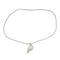 Collier Collier ras-de-cou en or blanc avec perle et diamants 1,40 ct 58 Facettes G3980