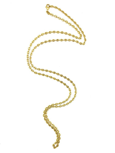 Collier Grain de café - Sautoir en or jaune 18K 58 Facettes VINTAGE COL