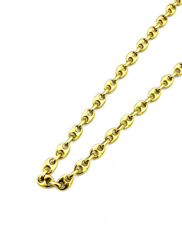 Collier Grain de café - Sautoir en or jaune 18K 58 Facettes VINTAGE COL