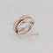 Bague 51 Cartier Trinity - Bague trois ors 58 Facettes 55555