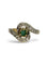 Bague 56 Bague en or jaune 18K, émeraude et diamants 58 Facettes 2104