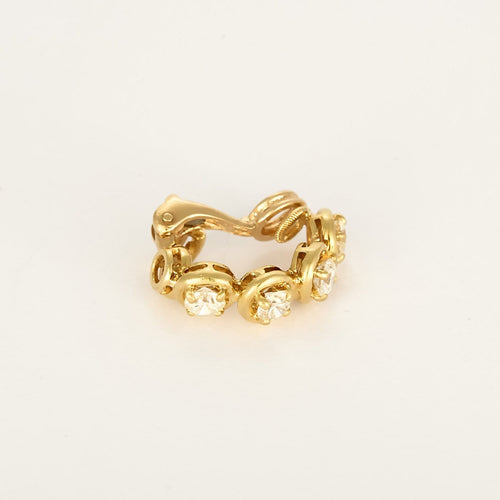 Boucles d'oreilles Tabbah - Boucles d'oreilles en or jaune et diamants 58 Facettes BOTabbah