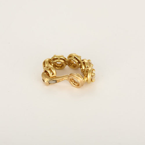 Boucles d'oreilles Tabbah - Boucles d'oreilles en or jaune et diamants 58 Facettes BOTabbah
