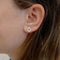 Boucles d'oreilles Dinh Van Menottes - Puces d'oreilles en or blanc et diamants 58 Facettes 35789