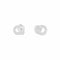 Boucles d'oreilles Dinh Van Menottes - Puces d'oreilles en or blanc et diamants 58 Facettes 35789