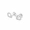 Boucles d'oreilles Dinh Van Menottes - Puces d'oreilles en or blanc et diamants 58 Facettes 35789