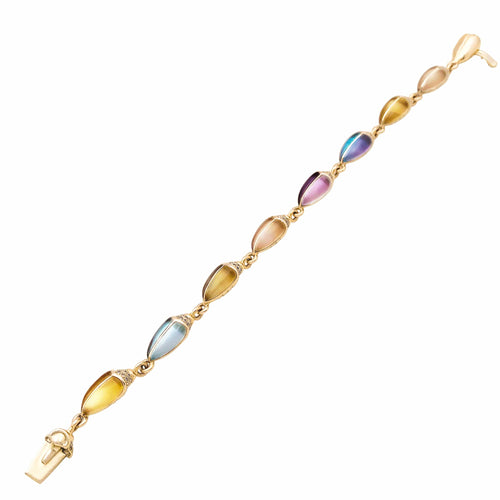 Bracelet Bibi Van Der Velden Mini Scarab Opal Eternity - Bracelet en or rose 58 Facettes 35779