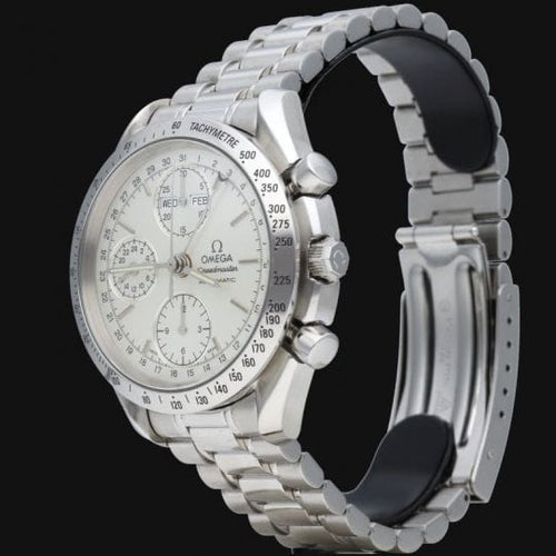 Montre Omega Speedmaster - Montre Day-Date Chronograph en acier 58 Facettes MT46375