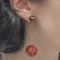 Boucles d'oreilles Boucles d'oreilles en or jaune 18k, corail et perles 58 Facettes T359T60