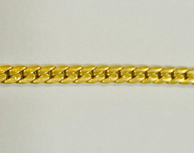 Bracelet Bracelet maille anglaise en or jaune 58 Facettes 20470