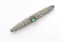 Broche Broche ancienne en platine, or jaune, diamants et tourmaline 58 Facettes 12397
