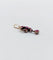 Pendentif Pendentif victorien en or 18k, argent et grenats sur paillon 58 Facettes A07337