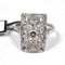 Bague 56 Bague en or blanc 18 kt et diamants 58 Facettes 169/26 D
