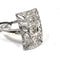 Bague 56 Bague en or blanc 18 kt et diamants 58 Facettes 169/26 D