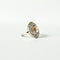 Bague 53 Bague marguerite en or blanc avec saphir rose et diamants 58 Facettes
