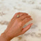 Bague 54 Bague marguerite en or jaune et gris, saphir jaune et diamants 58 Facettes