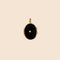 Pendentif Pendentif médaillon porte-souvenir en or jaune, onyx et perle 58 Facettes