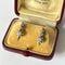Boucles d'oreilles Années 1920 - Dormeuses en or gris et diamants 58 Facettes