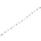 Bracelet Bracelet à segments cœurs et losanges en or blanc et diamants 58 Facettes G3983