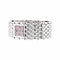 Montre Cartier Panthère Ruban - Montre manchette en acier et nacre 58 Facettes 35616