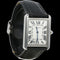 Montre Cartier Tank Solo - Montre en acier et cuir 58 Facettes MT47214