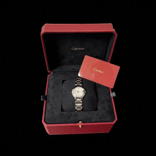 Montre Cartier Ballon Bleu - Montre en acier et diamants 58 Facettes MT47207