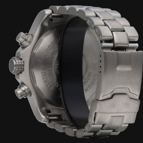 Montre Breitling Super Avenger - Montre chronographe en acier et titane 58 Facettes MT47259