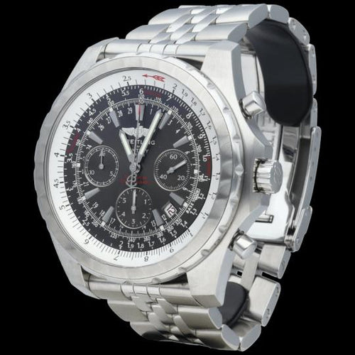 Montre Breitling Bentley Motors T - Montre chronographe GMT en acier 58 Facettes MT47249